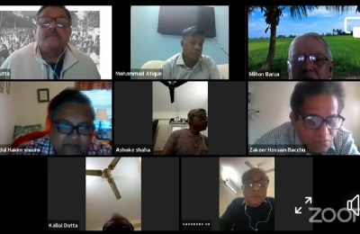 প্রগতির যাত্রী ও হারুণ স্মৃতি পাঠচক্র আয়োজিত অনলাইন সভায় বক্তারা  – ১৯৮৩ সালের ১৪ ফেব্রুয়ারী ছিল ‘৯০ এর গণঅভ্যুথানের উৎসমূল।