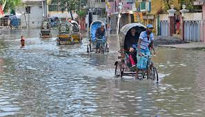 জোয়ারের পানিতে প্লাবিত চট্টগ্রামের নিচু এলাকা