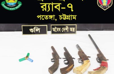 অস্ত্র ও গুলিসহ ১০ মামলার আসামি গ্রেফতার