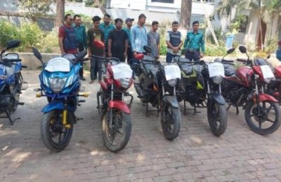 সংঘবদ্ধ মোটরসাইকেল চোর গ্রেপ্তার
