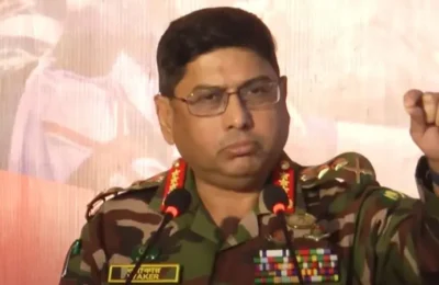 বিডিআর বিদ্রোহ সম্পূর্ণটাই তদানীন্তন বিডিআর সদস্য দ্বারা সংঘটিত: সেনাপ্রধান