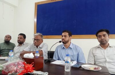 কলকারখানা ও প্রতিষ্ঠান পরিদর্শন অধিদপ্তরের উপ মহাপরিদর্শকের সাথে টিইউসি চট্টগ্রাম জেলা কমিটির মতবিনিময় সভা অনুষ্ঠিত